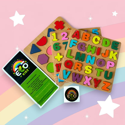 EcoKids ZUDO wooden Puzzle for little learners